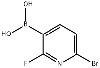 (6-溴-2-氟-3-吡啶)-硼酸,100mg