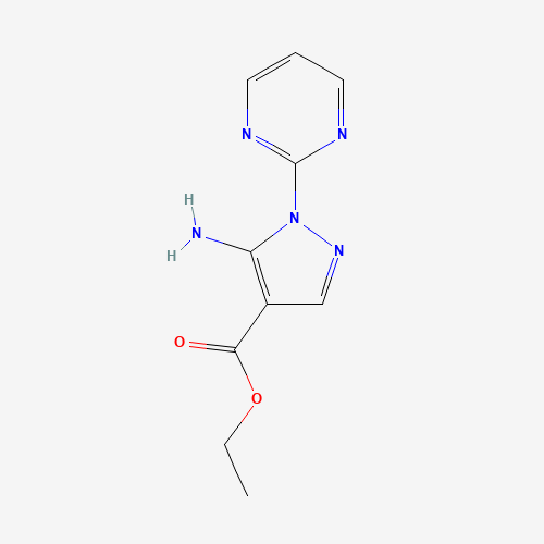 5-氨基-1-(2-嘧啶基)-1H-吡唑-4-羧酸乙酯、91129-95-2 CAS查询、5-氨基-1-(2-嘧啶基)-1H-吡唑-4-羧酸乙酯物化性质