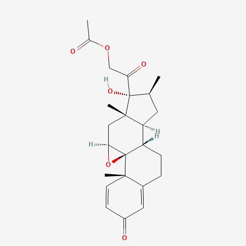 9,11β-环氧-17-羟基-16β-甲基-3,20-二氧-9β-孕烷-1,4-二烯-21-乙酸酯、912-38-9 CAS查询、9,11β-环氧-17-羟基-16β-甲基-3,20-二氧-9β-孕烷