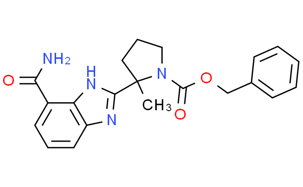 (R)-2-(7-氨基甲酰-1H-苯并[D]咪唑-2-基)-2-甲基吡咯烷-1-羧酸苄酯、912444-73-6 CAS查询、(R)-2-(7-氨基甲酰-1H-苯并[D]咪唑-2-基)-2-甲基吡咯烷