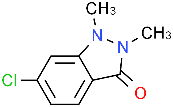 6-氯-1,2-二甲基-1,2-二氢-3H-吲唑-3-酮、91366-75-5 CAS查询、6-氯-1,2-二甲基-1,2-二氢-3H-吲唑-3-酮物化性质