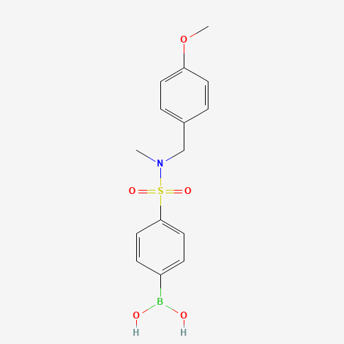 4-(N-甲基-N-(4-甲氧基苄基)磺酰胺)苯基硼酸、913835-54-8 CAS查询、4-(N-甲基-N-(4-甲氧基苄基)磺酰胺)苯基硼酸物化性质