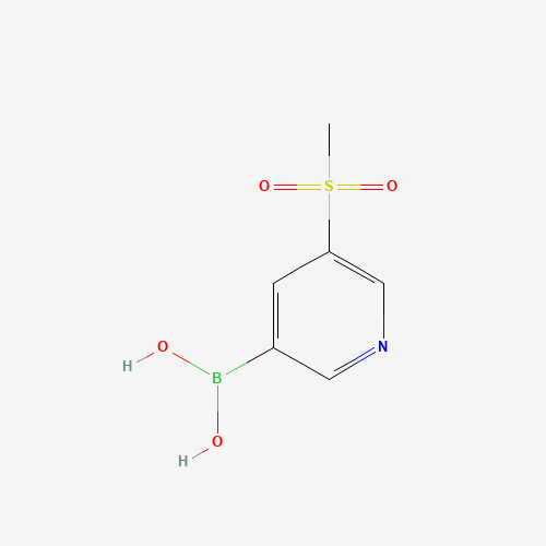 5-(甲基磺酰)砒啶-3-硼酸、913836-01-8 CAS查询、5-(甲基磺酰)砒啶-3-硼酸物化性质