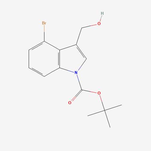 1-BOC-4-溴-3-羟基甲基吲哚、914349-05-6 CAS查询、1-BOC-4-溴-3-羟基甲基吲哚物化性质
