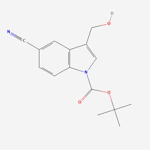 1-BOC-5-氰基-3-羟基甲基吲哚、914349-11-4 CAS查询、1-BOC-5-氰基-3-羟基甲基吲哚物化性质