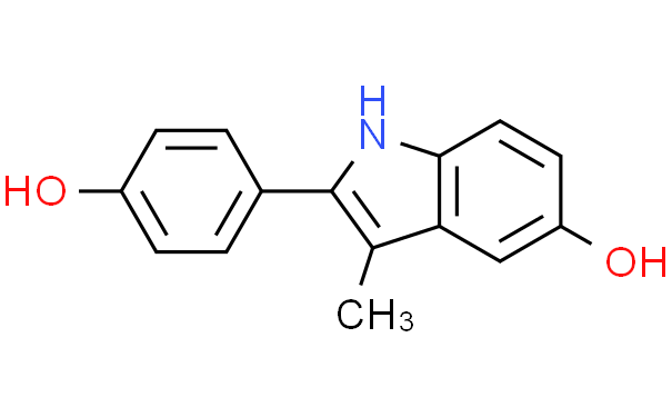 3-甲基-5-羟基-2-(4-羟基苯基)-1H-吲哚、91444-54-1 CAS查询、3-甲基-5-羟基-2-(4-羟基苯基)-1H-吲哚物化性质