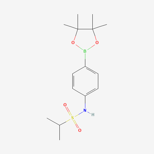 4-异丙基磺酰氨基苯基硼酸频哪醇酯、914606-98-7 CAS查询、4-异丙基磺酰氨基苯基硼酸频哪醇酯物化性质