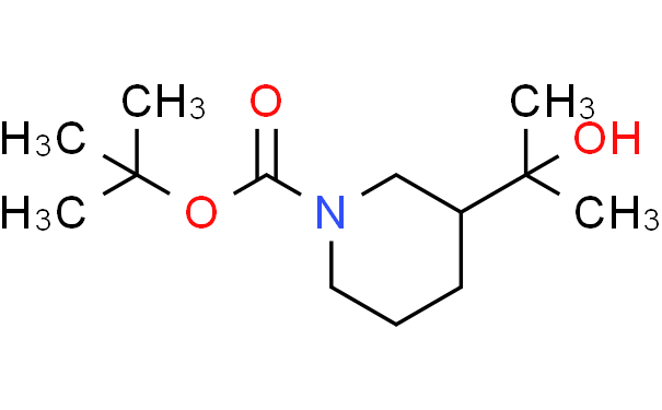 3-(2-羟基丙-2-基)哌啶-1-羧酸叔丁酯、914654-74-3 CAS查询、3-(2-羟基丙-2-基)哌啶-1-羧酸叔丁酯物化性质