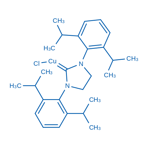 (1,3-双(2,6-二异丙基苯基)咪唑啉-2-亚基)氯化铜(III)、915395-52-7 CAS查询、(1,3-双(2,6-二异丙基苯基)咪唑啉-2-亚基)氯化铜(III)物化性质