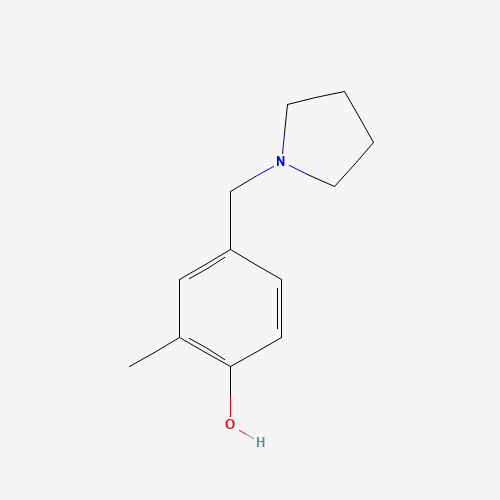 2-甲基-4-(1-吡咯烷基甲基)苯酚、917828-25-2 CAS查询、2-甲基-4-(1-吡咯烷基甲基)苯酚物化性质