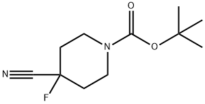 1-PIPERIDINECARBOXYLIC ACID, 4-CYANO-4-FLUORO-, 1,1-DIMETHYLETHYL ESTER,100mg