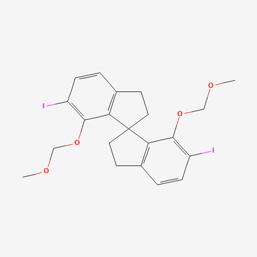 (R)-6,6'-Diiodo-7,7'-bis(methoxymethoxy)-2,2',3,3'-tetrahydro-1,1'-spirobi[