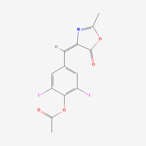 4-[[4-(Acetyloxy)-3,5-diiodophenyl]methylene]-2-methyl-5(4H)-oxazolone、93087-37-7 CAS查询、4-[[4-(Acety