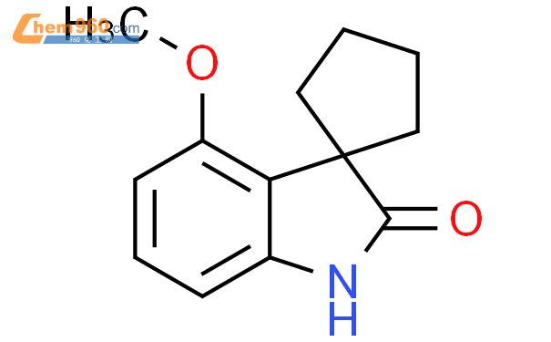 4'-甲氧基螺[环戊烷-1,3'-吲哚啉]-2'-酮、93831-00-6 CAS查询、4'-甲氧基螺[环戊烷-1,3'-吲哚啉]-2'-酮