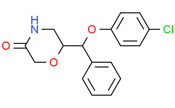 6-((4-氯苯氧基)(苯基)甲基)吗啉-3-酮,1g