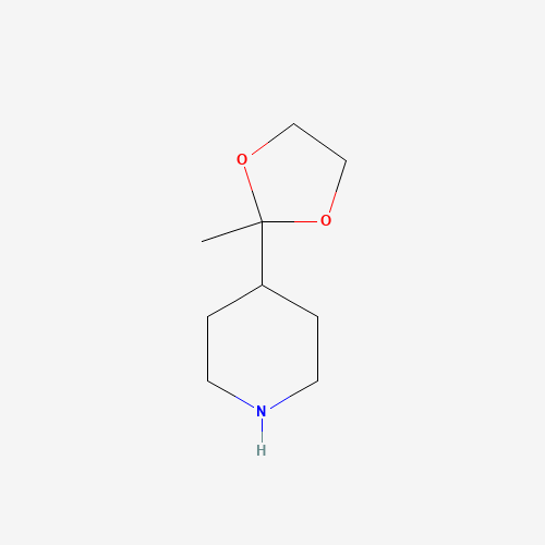 4-(2-METHYL-1,3-DIOXOLAN-2-YL)PIPERIDINE、94626-55-8 CAS查询、4-(2-METHYL-1,3-DIOXOLAN-2-YL)PIPERIDINE物化