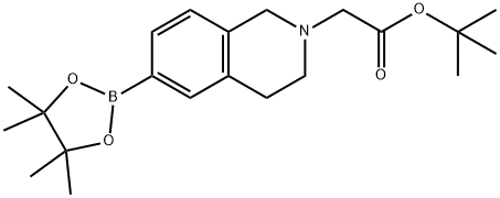 2-(6-(4,4,5,5-四甲基-1,3,2-二氧硼戊环-2-基)-3,4-二氢异喹啉-2(1H)-YL)乙酸叔丁酯,1g