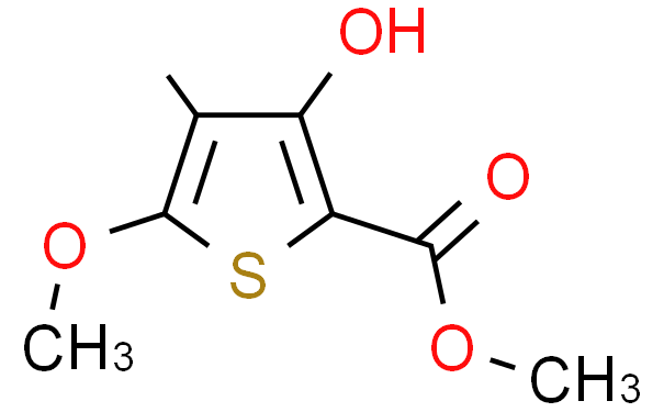 4-氯-3-羟基-5-甲氧基噻吩-2-羧酸甲酯、95201-98-2 CAS查询、4-氯-3-羟基-5-甲氧基噻吩-2-羧酸甲酯物化性质