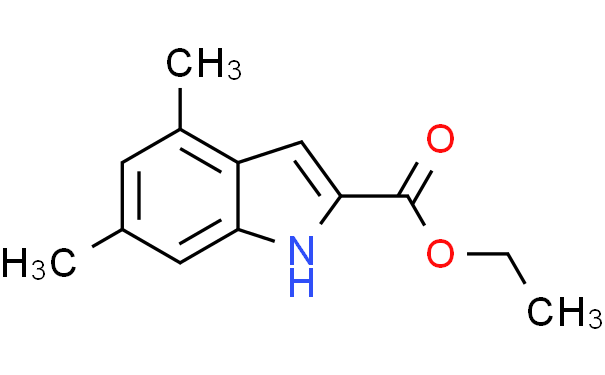 4,6-二甲基-1H-吲哚-2-羧酸乙酯、95264-40-7 CAS查询、4,6-二甲基-1H-吲哚-2-羧酸乙酯物化性质
