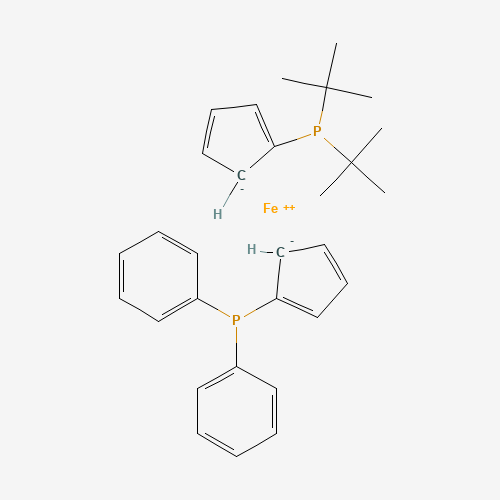 1-二苯基膦基-1'-(二叔丁基膦基)二茂铁、95408-38-1 CAS查询、1-二苯基膦基-1'-(二叔丁基膦基)二茂铁物化性质