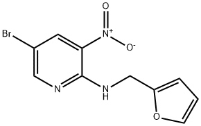 5-溴-2-(呋喃-2-甲基氨基);-3-硝基吡啶,1g