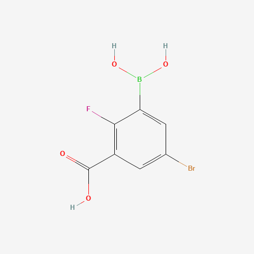 5-溴-3-羧基-2-氟苯硼酸、957120-63-7 CAS查询、5-溴-3-羧基-2-氟苯硼酸物化性质
