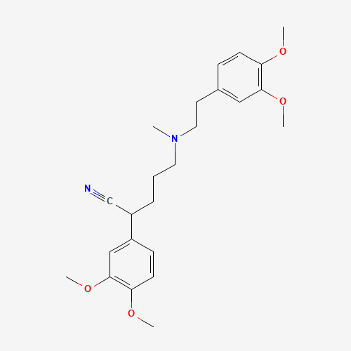2-(3,4-DIMETHOXY-PHENYL)-5-{[2-(3,4-DIMETHOXYPHENYL)-ETHYL]METHYL-AMINO}-PENTANENITRILE、95748-23-5 C