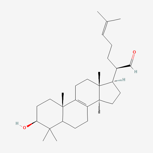 3-羟基羊毛甾-8,24-二烯-21-醛、96574-03-7 CAS查询、3-羟基羊毛甾-8,24-二烯-21-醛物化性质