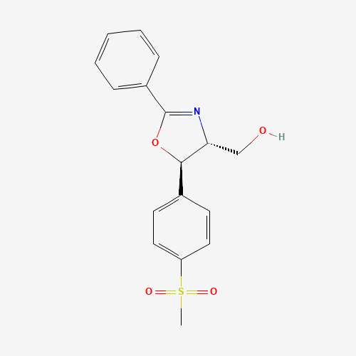 ((4R,5R)-5-(4-(甲基磺酰基)苯基)-2-苯基-4,5-二氢噁唑-4-基)甲醇、96795-00-5 CAS查询、((4R,5R)-5-(4-(甲基磺酰基)苯基)-2-苯基-4,5-二氢噁