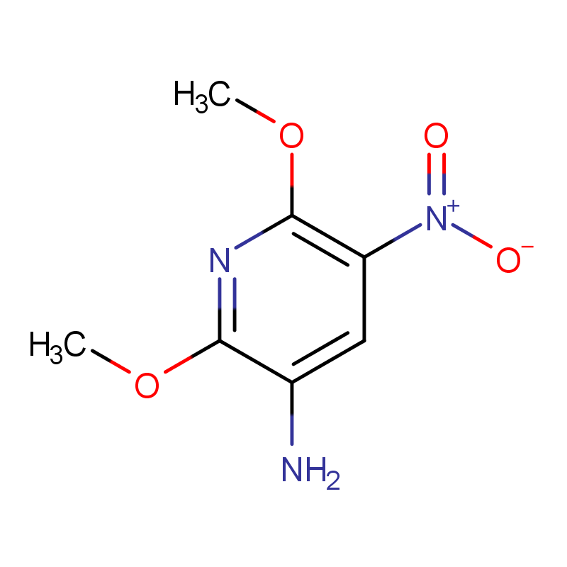 2,6-二甲氧基-5-硝基-3-氨基吡啶、96859-47-1 CAS查询、2,6-二甲氧基-5-硝基-3-氨基吡啶物化性质