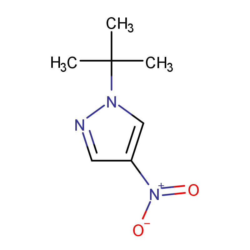 1-(叔丁基)-4-硝基-1H-吡唑、97421-12-0 CAS查询、1-(叔丁基)-4-硝基-1H-吡唑物化性质