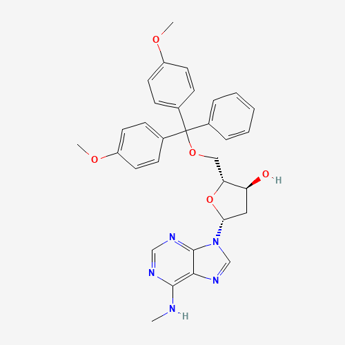 2'-脱氧-5'-O-二甲氧基三苯甲基-N6-甲基腺苷、98056-69-0 CAS查询、2'-脱氧-5'-O-二甲氧基三苯甲基-N6-甲基腺苷物化性质