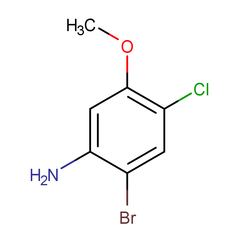 2-溴-4-氯-5-甲氧基苯胺、98446-57-2 CAS查询、2-溴-4-氯-5-甲氧基苯胺物化性质