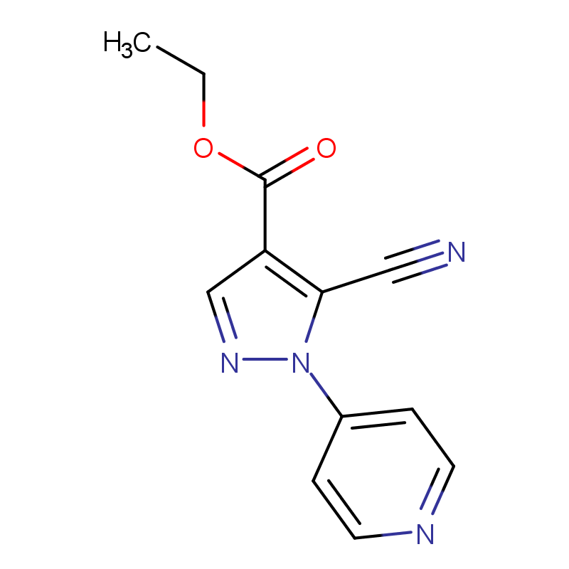 5-氰基-1-(4-吡啶基)-1H-吡唑-4-羧酸乙酯、98476-15-4 CAS查询、5-氰基-1-(4-吡啶基)-1H-吡唑-4-羧酸乙酯物化性质