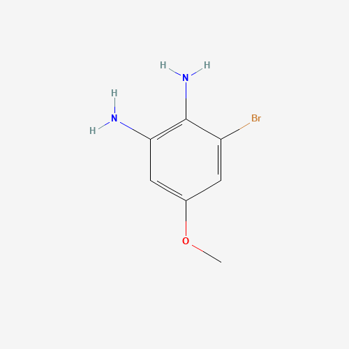 3-溴-5-甲氧基苯-1,2-二胺、98546-54-4 CAS查询、3-溴-5-甲氧基苯-1,2-二胺物化性质
