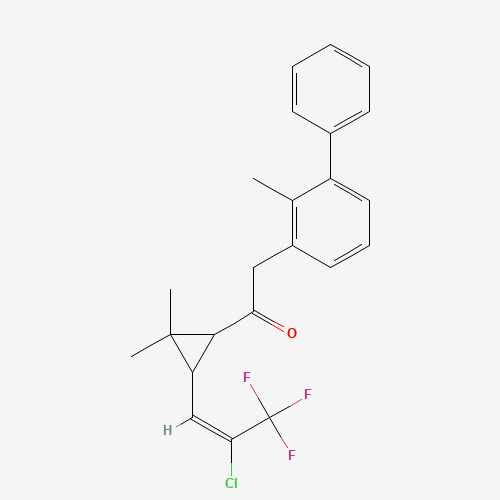 2-METHYL-3-PHENYLBENZYL-3-(2-CHLORO-3,3,3-TRIFLUOROPROP-1-EN-1-YL)2,2-DIMETHYL CYCLOPANECARBOXYLATE、