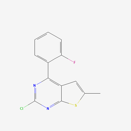 2-Chloro-4-(2-fluorophenyl)-6-methylthieno[2,3-d]pyrimidine、99499-25-9 CAS查询、2-Chloro-4-(2-fluorophe