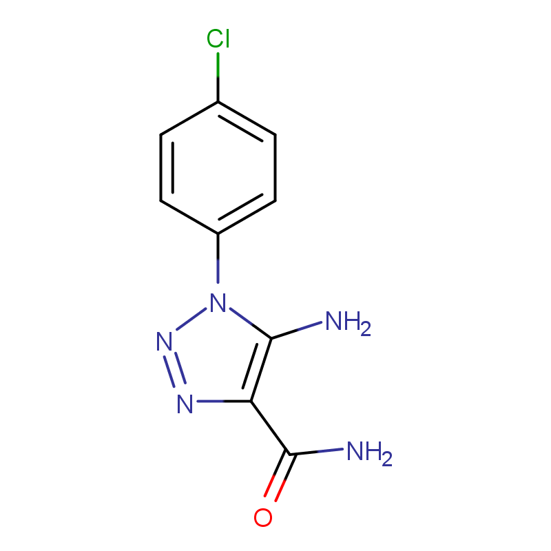 5-AMINO-1-(4-CHLOROPHENYL)-1H-1,2,3-TRIAZOLE-4-CARBOXAMIDE、99846-90-9 CAS查询、5-AMINO-1-(4-CHLOROPHENY